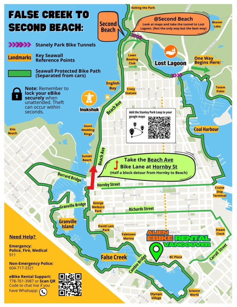 Vancouver Free Bike Map
