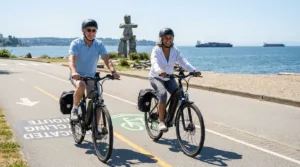 vancouver ebike rentals inukshuk