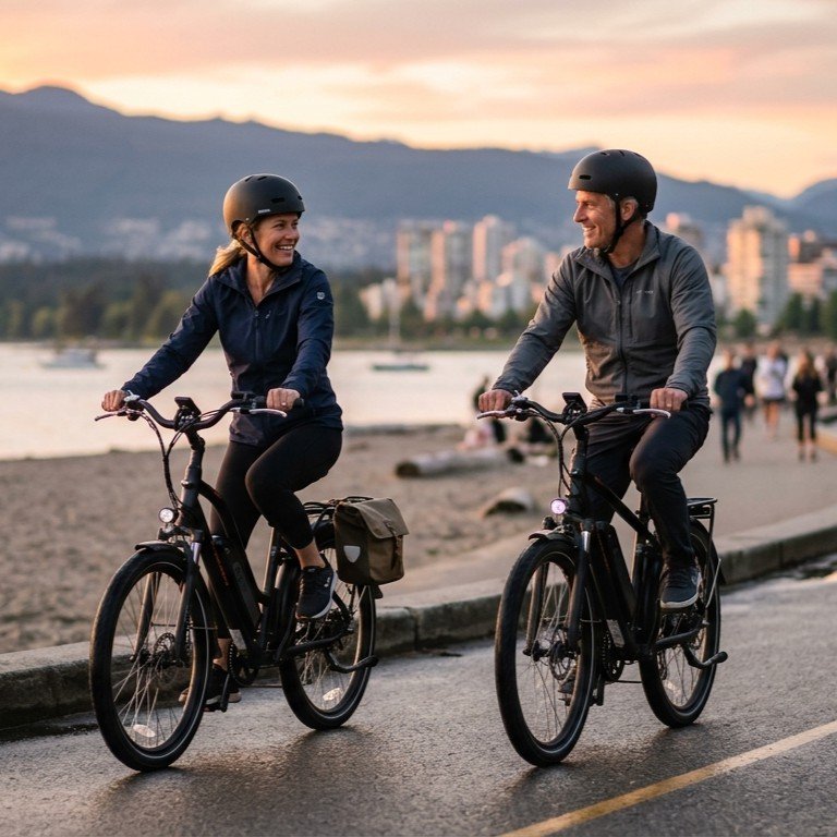 English Bay Comfortable City Cruiser E-Bikes
