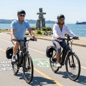 Vancouver Ebike Seawall Stanley Park English Bay