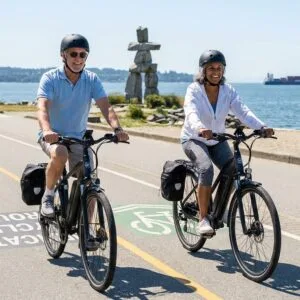 Vancouver Ebike Seawall Stanley Park English Bay